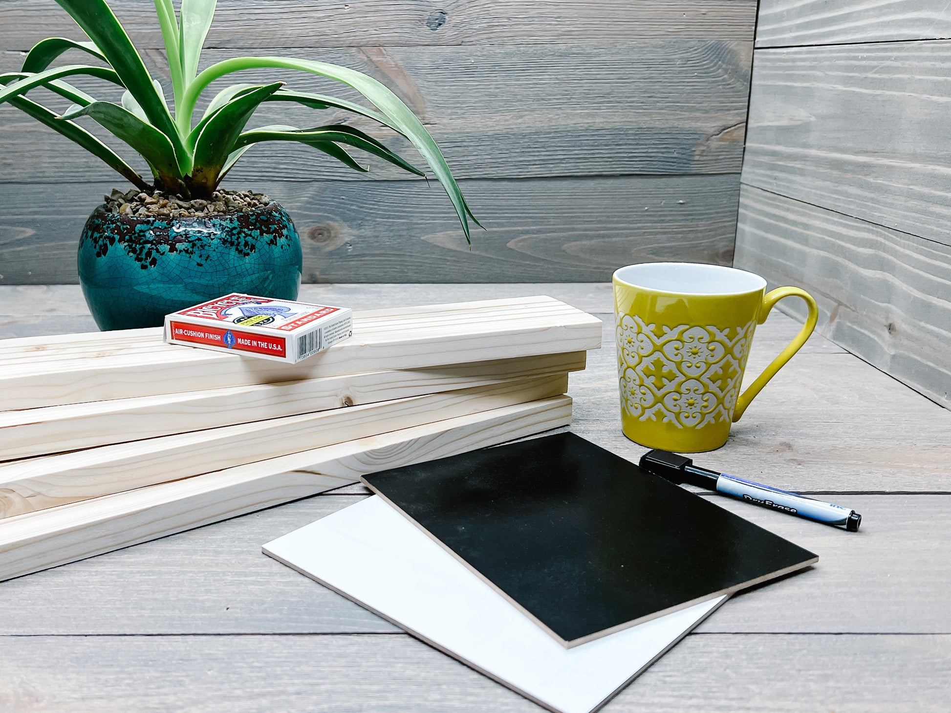 Wooden Playing Card Holder