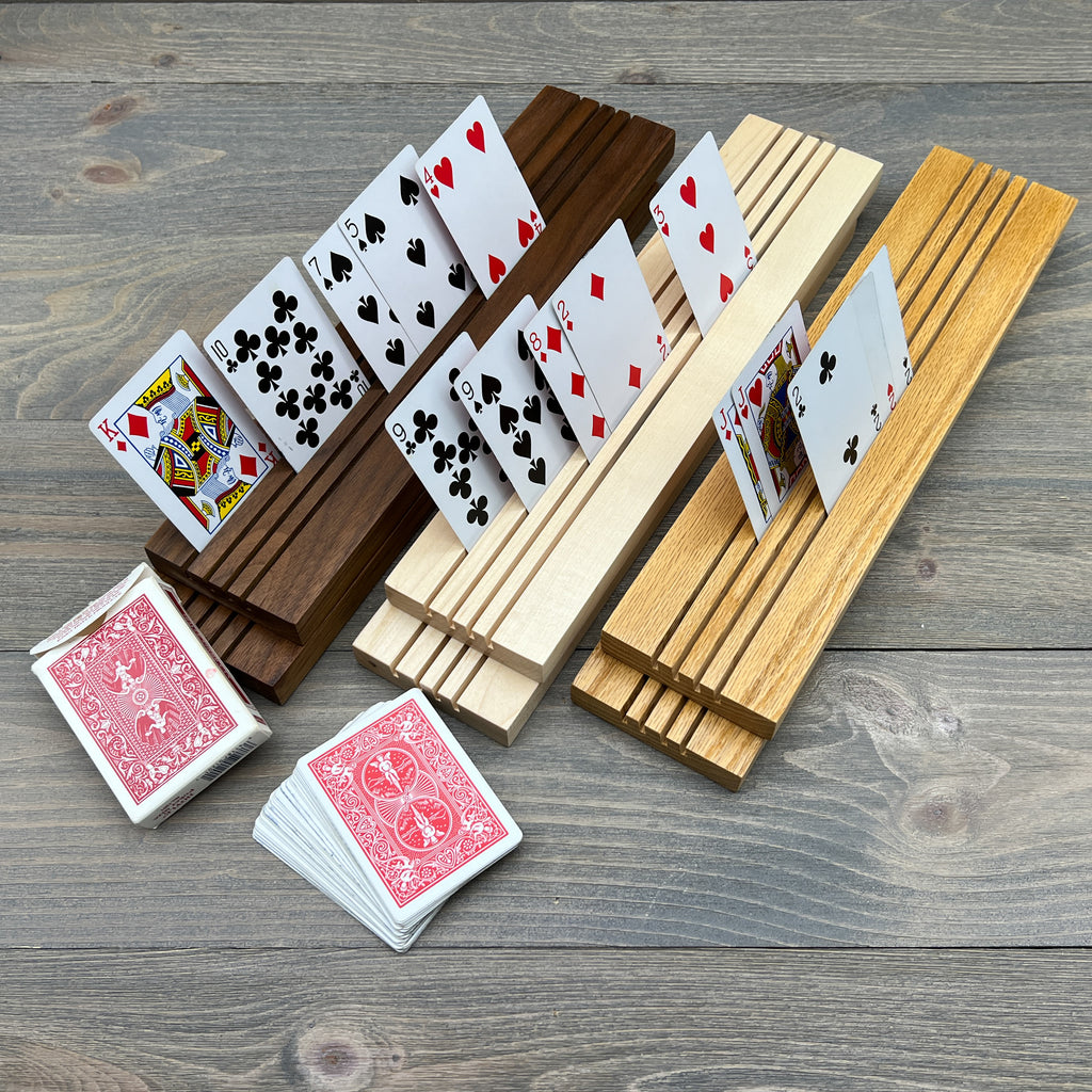 Wooden Playing Card Holder